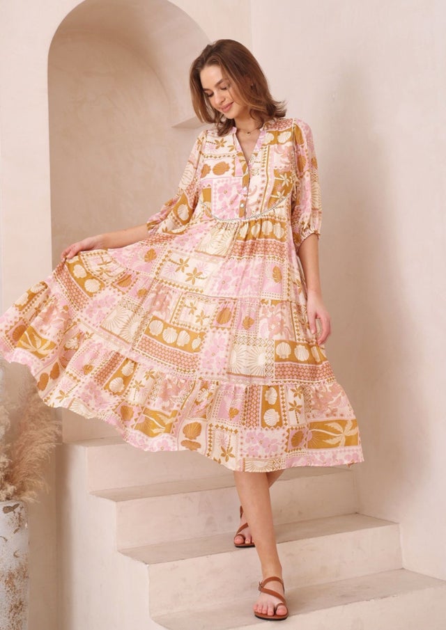 Chiffon Long Dress Birdhouse