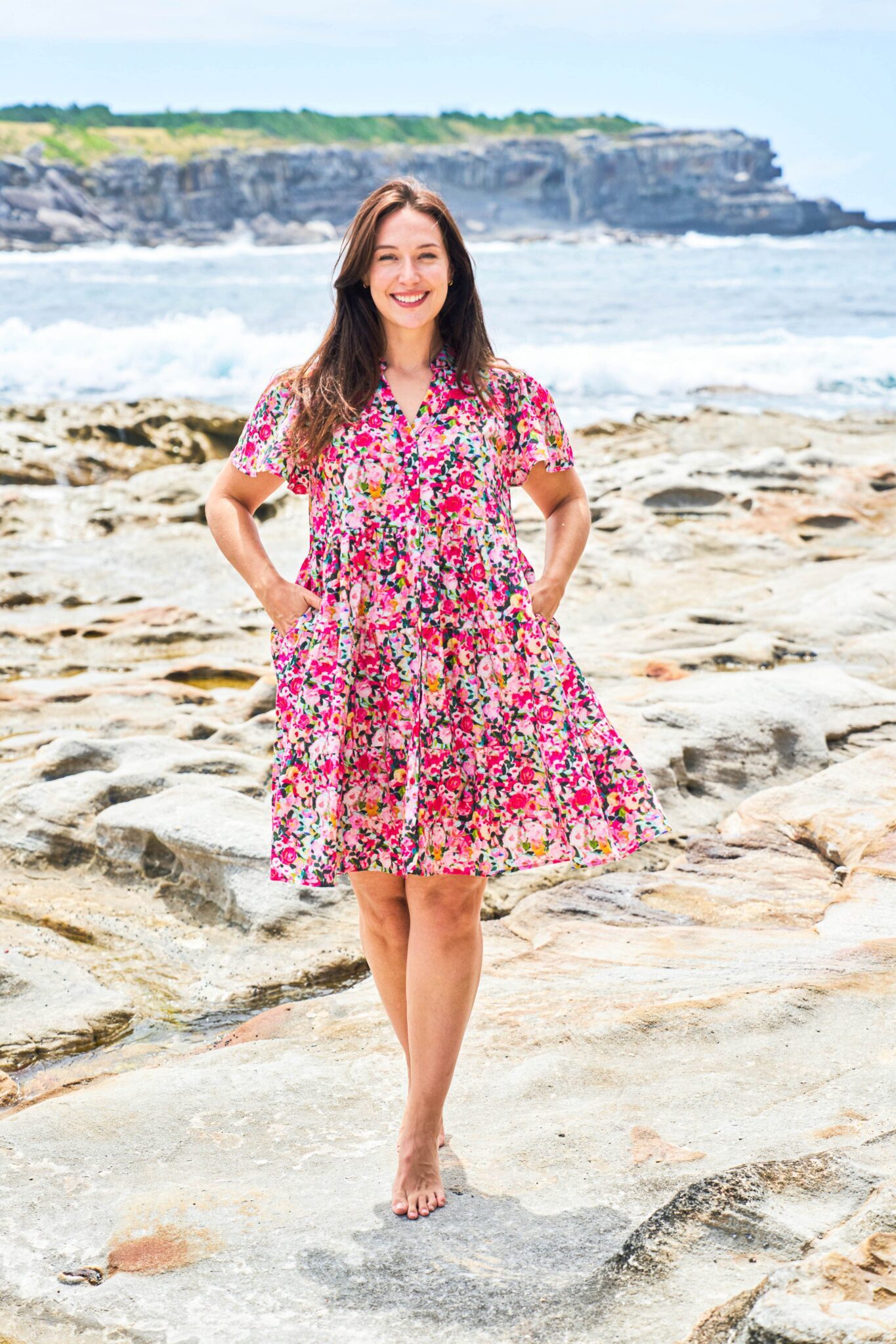 Marissa button down boho dress hotsell